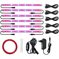 Roleadro LED Cultivo Interior 60w IP65 Lámpara Cultivo LED Grow LED Light con Temporizador 3H-6H-12H y Regulable Brillo…